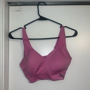 medium puma bras pink + blue. padded.